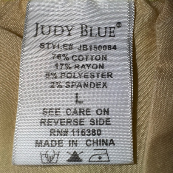 Judy Blue Somewhere Over The Rainbow High Rise Shorts Size L (9 - 11) - Picture 15 of 16